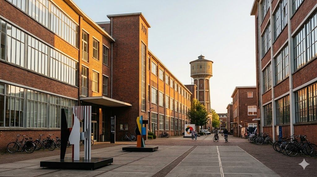 Strijp-S Ajndhoven — bivše Philips fabrike pretvorene u kreativni dizajn kvart, post-industrijska arhitektura