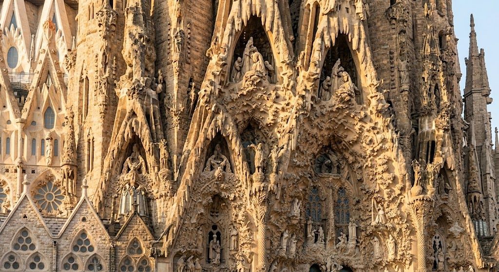 Sagrada Familija u Barseloni — Gaudijeva bazilika pod zaštitom UNESCO-a, vitraži, tornjevi