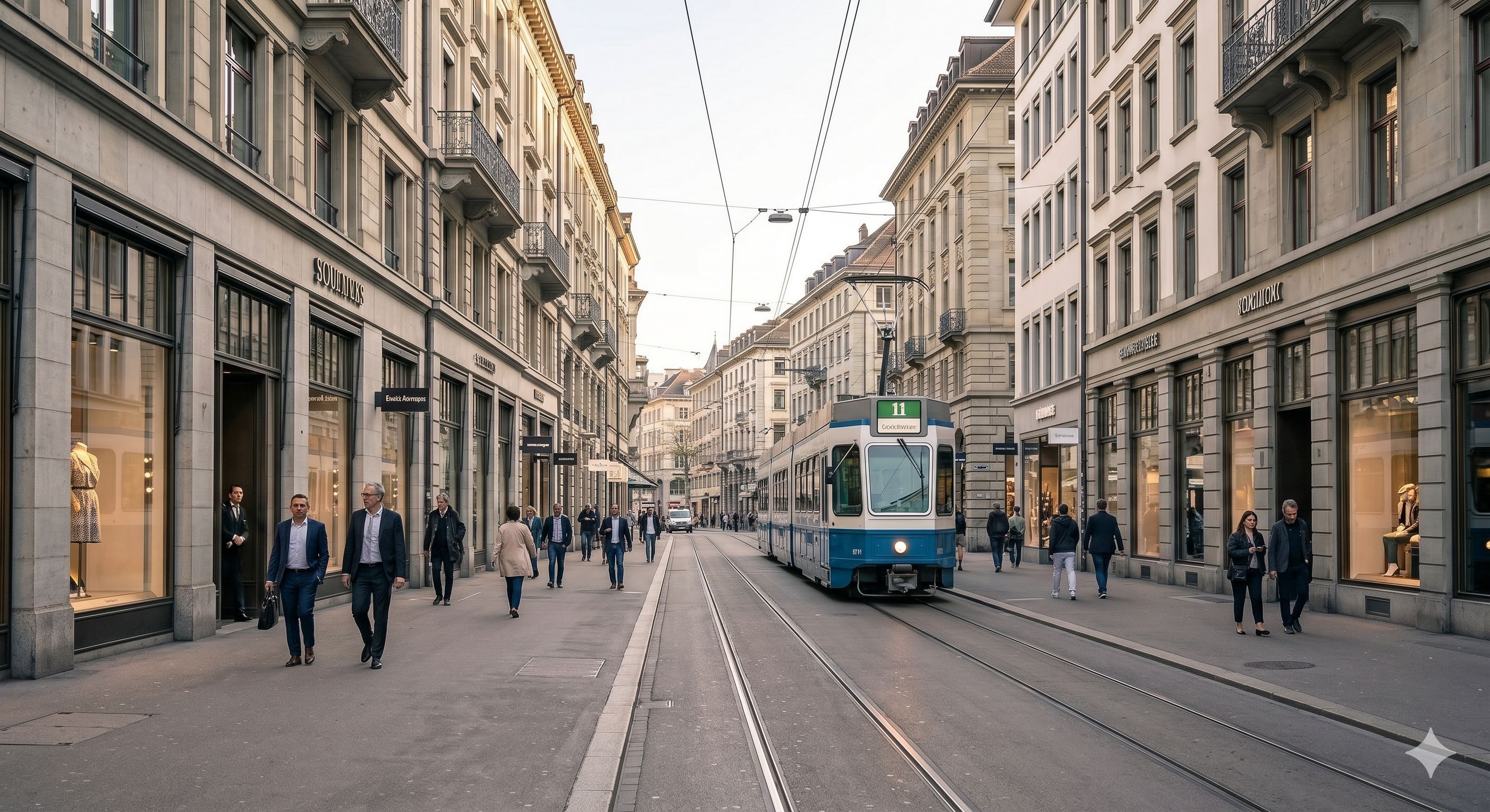 Bahnhofstrasse Cirih — najotmenija trgovačka avenija, luksuzni brendovi, zlatare, švajcarski satovi