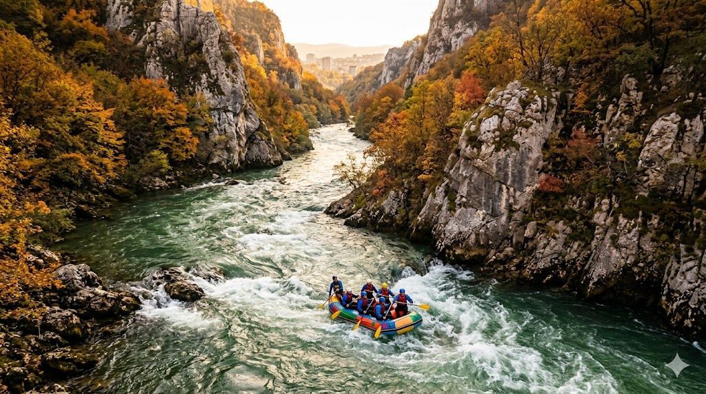 Kanjon Vrbasa rafting Banja Luka