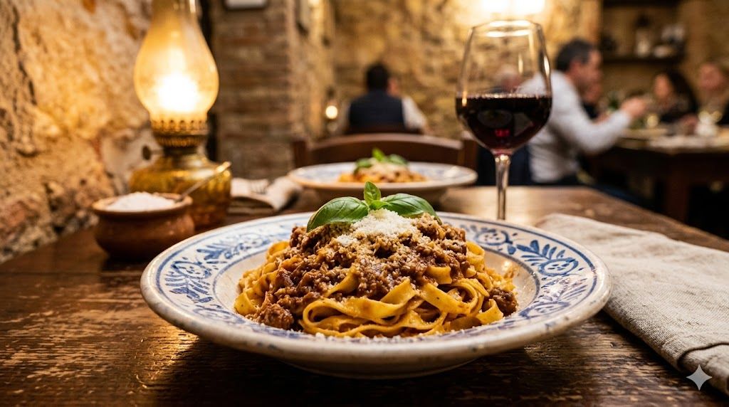 Tagliatelle al ragù alla Bolognese — autentični