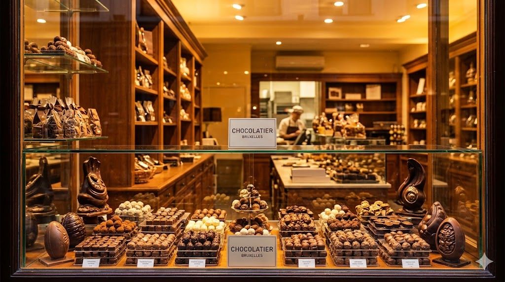 Belgijska čokolada — handmade praline u Briselu