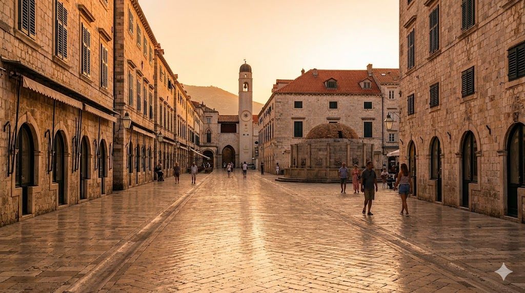 Stradun glavna ulica Dubrovnik UNESCO