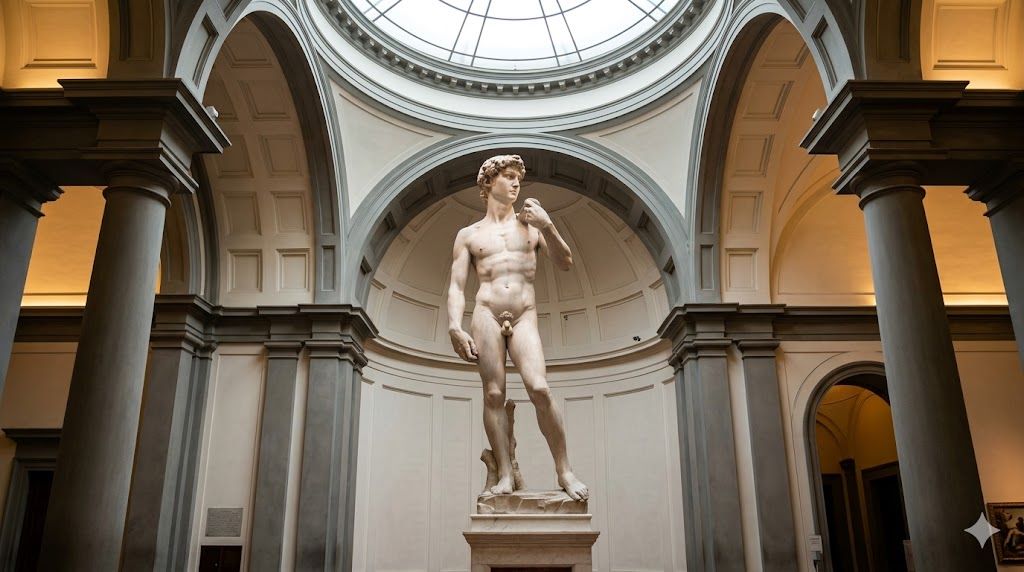 Statua Davida Mikelanđela u Galleria dell'Accademia u Firenci
