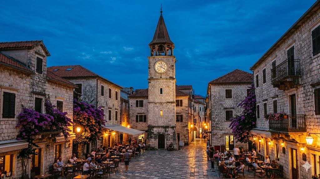 Stara čaršija Herceg Novi Sat-kula austrougarska