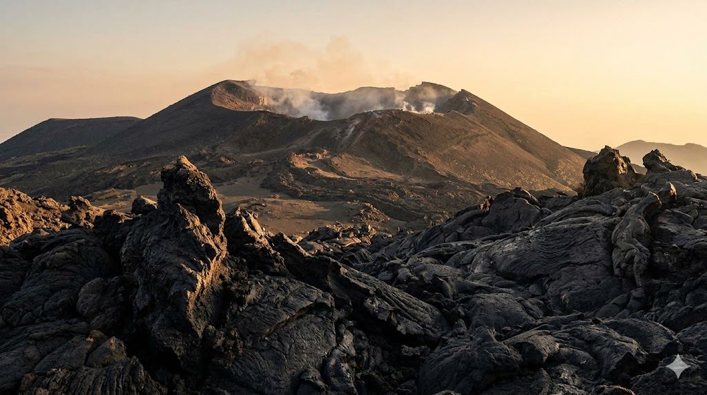 Mt Etna vulkan sa snežnim vrhom i aktivnim kraterom blizu Katanije