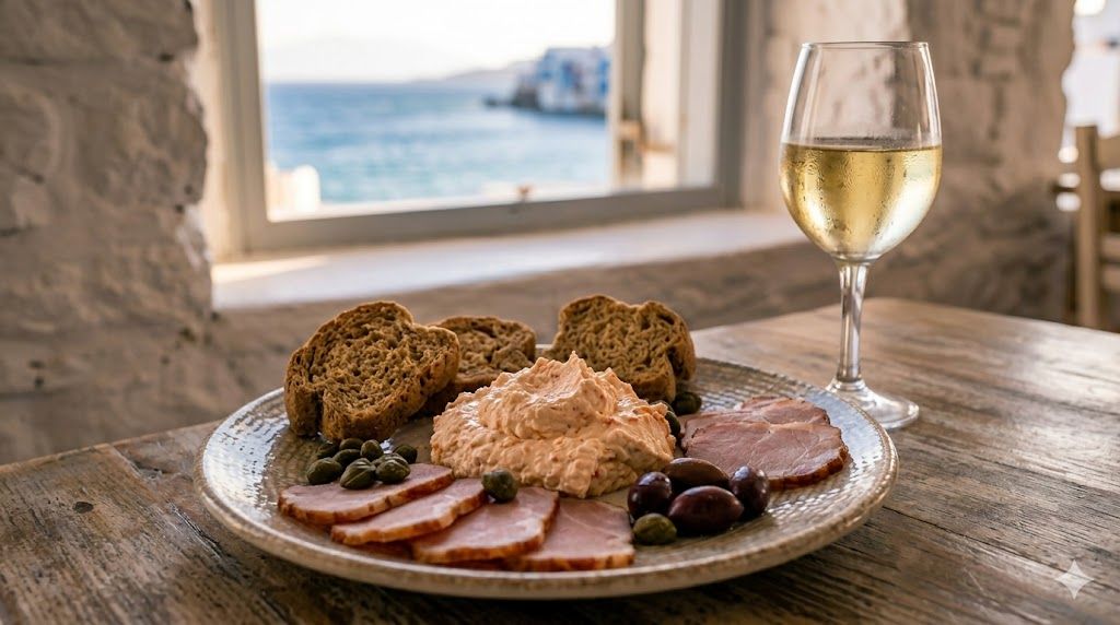 Kopanisti Mikonos pikantni sir gastronomija