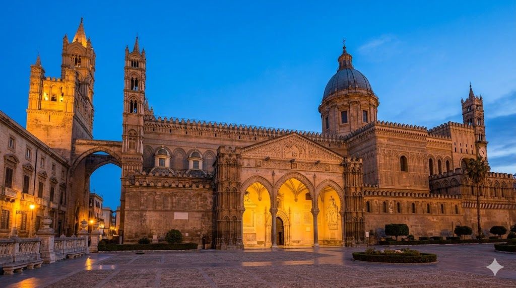 Norman-arapska katedrala u centru Palerma na Siciliji