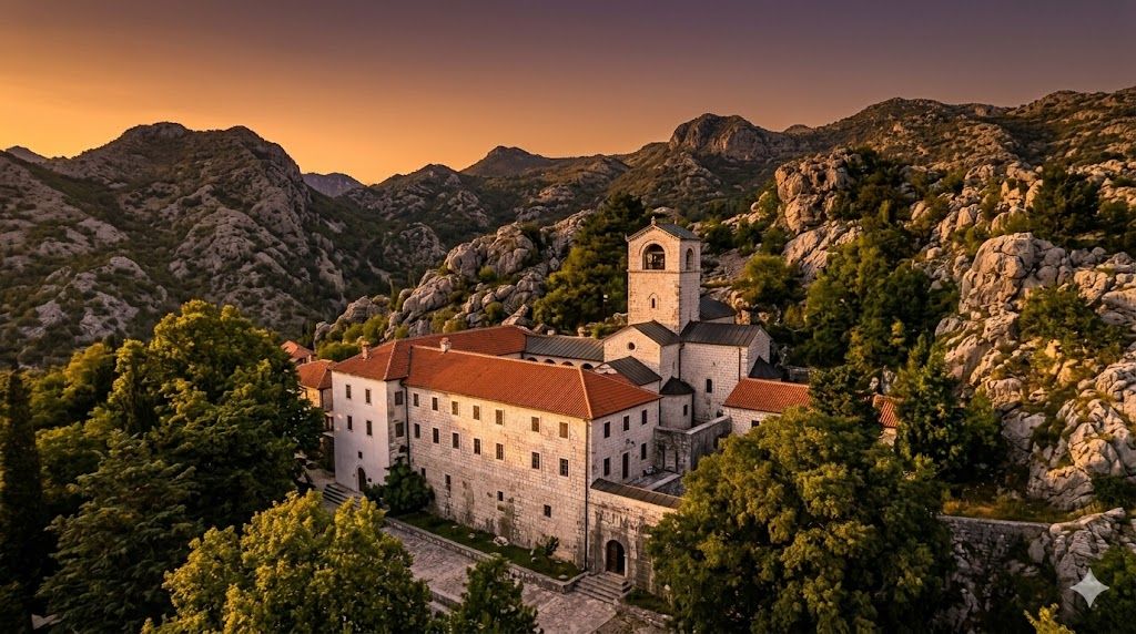 Cetinje Lovćen Njegošev mauzolej istorijska prestonica