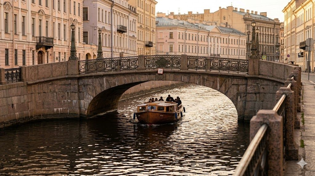 Kanali Sankt Peterburga sa ornamentnim mostovima Venecija severa