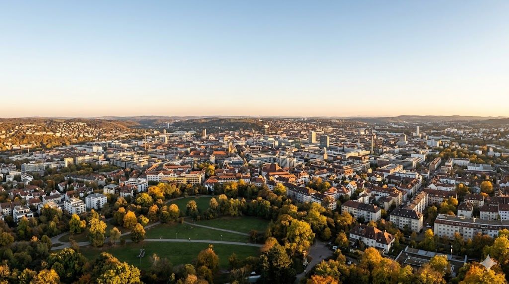 Panorama Štutgarta sa Kilesberg vidikovca