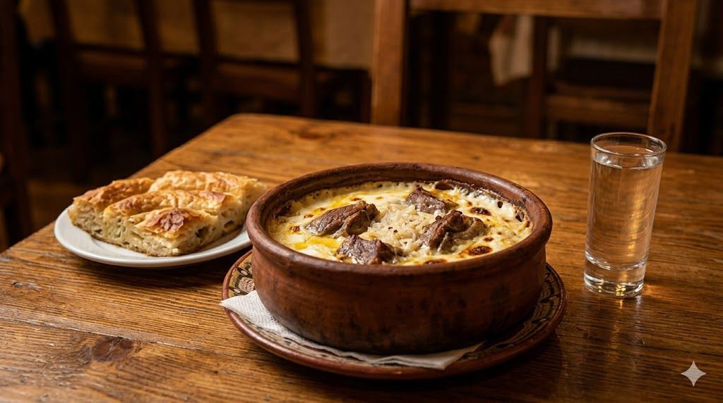 Tavë kosi albanska tradicionalna gastronomija