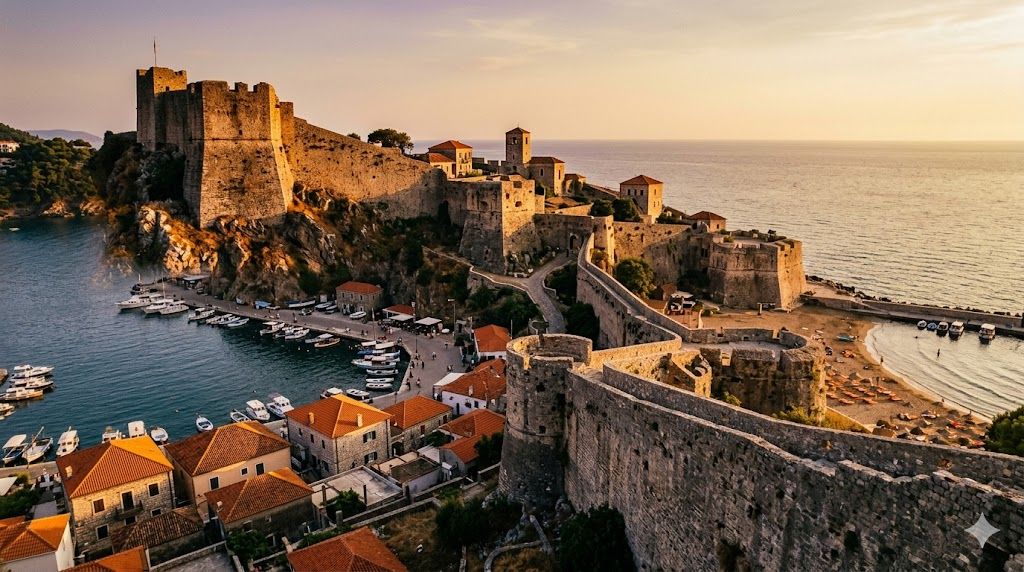 Citadela Ulcinj ilirska tvrđava Stari grad Jadran