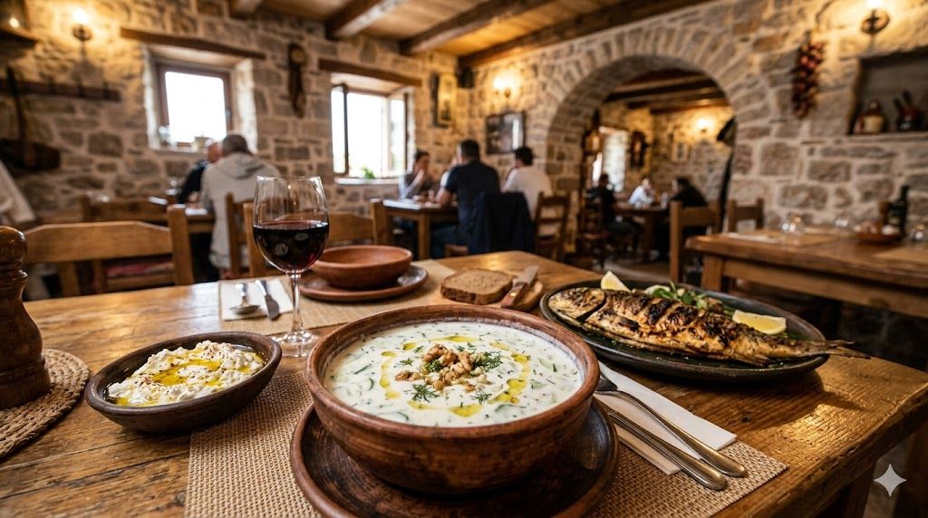 Tarator albanski Ulcinj jogurt orahi