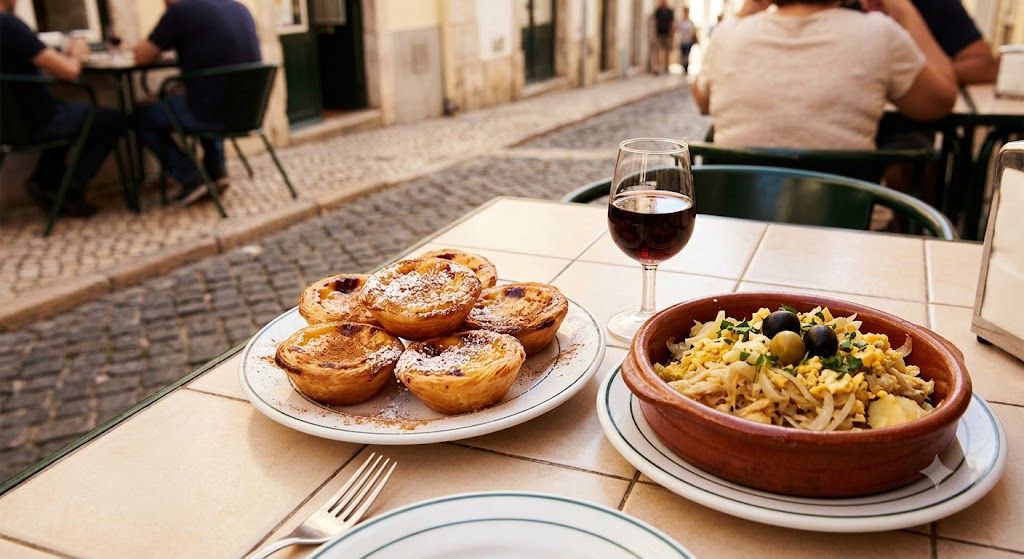 Portugalska kuhinja u Lisabonu — bacalhau sušeni bakalar, sardine sa žara, pastel de nata, porto vino
