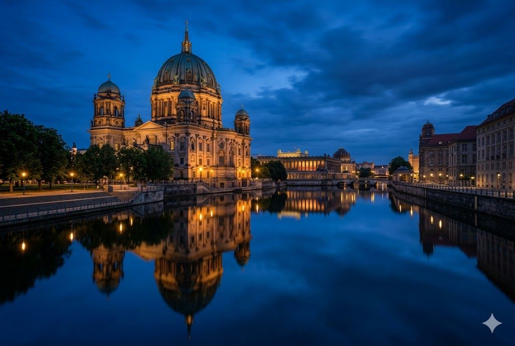 Berlinska katedrala i Muzejsko ostrvo na reci Špreji