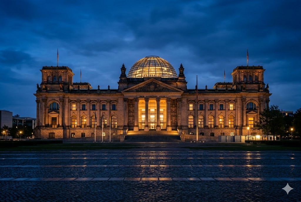 Rajhstag sa staklenom kupolom, Berlin