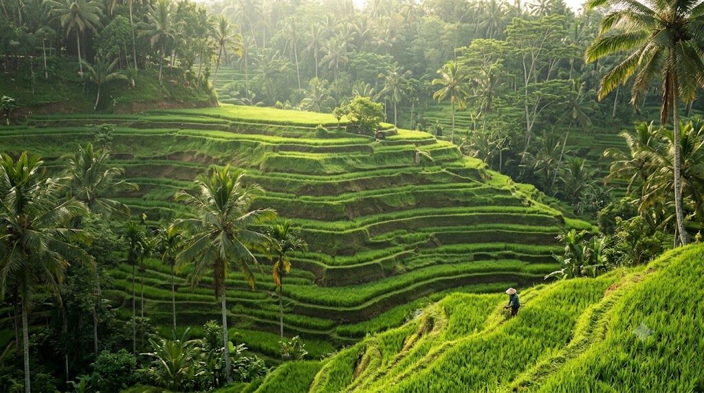 Terasasta pirinčana polja u Indoneziji
