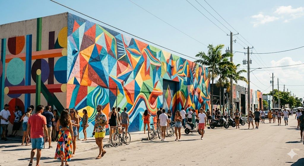 Vinvud (Wynwood Walls) u Majamiju — šareni murali ulične umetnosti na zidovima magacina